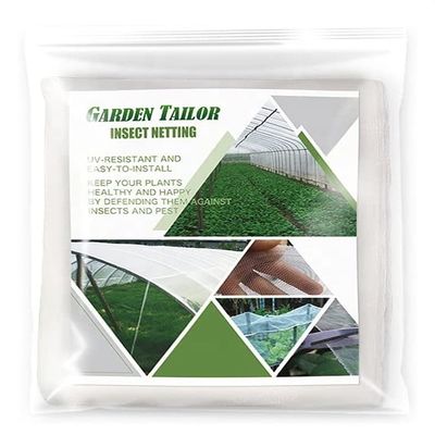 Agropecuária HDPE Plastic Anti-Insect Mesh Insect Proof Net para cobrir árvores de frutas Proteção de malha Saco Controle eficaz de pragas