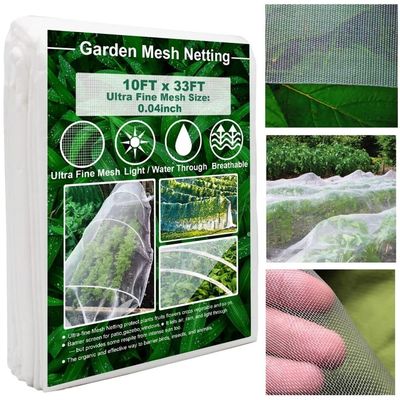 Agropecuária HDPE Plastic Anti-Insect Mesh Insect Proof Net para cobrir árvores de frutas Proteção de malha Saco Controle eficaz de pragas