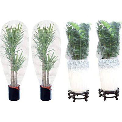 Tela de proteção contra insetos e insetos de tipo plástico HDPE com corda de tração para proteção de árvores frutíferas em branco