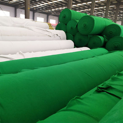 Geotextil não tecido HDPE para construção rodoviária e ferroviária Branco Preto Cinza Cores personalizáveis