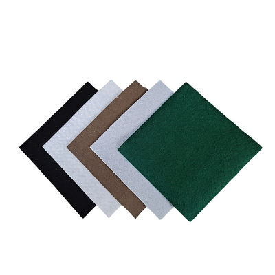 Geotextil não tecido HDPE para construção rodoviária e ferroviária Branco Preto Cinza Cores personalizáveis