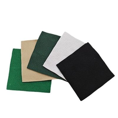 Geotextil não tecido HDPE para construção rodoviária e ferroviária Branco Preto Cinza Cores personalizáveis