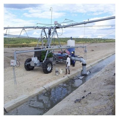 Agricultura Característica de plástico Material fácil Água Tipo de origem Centro de serviço ISO cobertura Máquina de irrigação de ponta