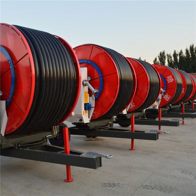 560*435*264 Máquina de irrigação agrícola com bobina de mangueira de pulverização de metal