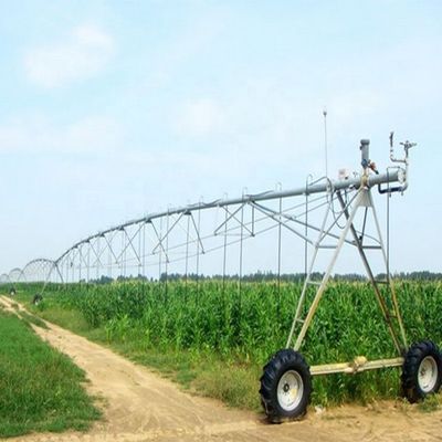 2023 Irrigação de movimento lateral Alta rigidez 3800 KG Sistema de irrigação por pivô central para motores automáticos