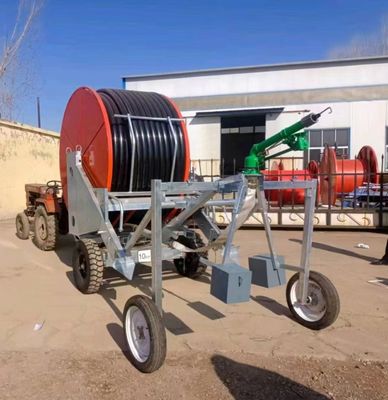 Máquina de irrigação sistema de bobina de mangueira de borracha para irrigador de mangueira em agricultura