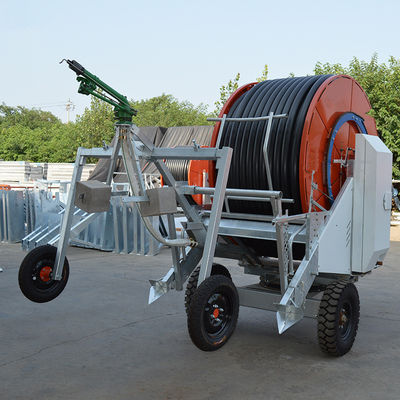 Máquina de irrigação sistema de bobina de mangueira de borracha para irrigador de mangueira em agricultura