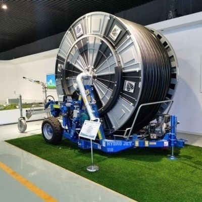 Irrigador durável e de bobina de mangueira para terras agrícolas Diâmetro 236 cm Solução profissional