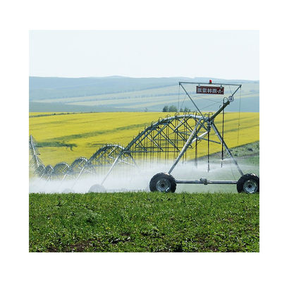 Sistema de irrigação agrícola avançado de movimento lateral para pastagens