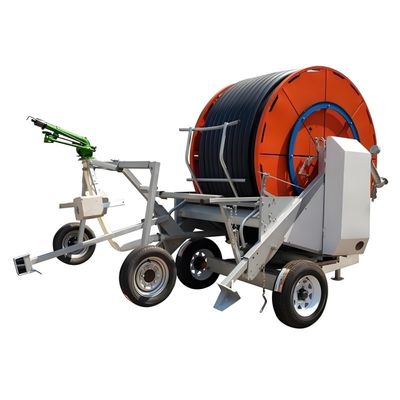 Metal Agricultura Hidráulica Automática de Propulsão Autônoma Turbina de Água Máquina de Irrigação de Mangueira para Sistema Agrícola