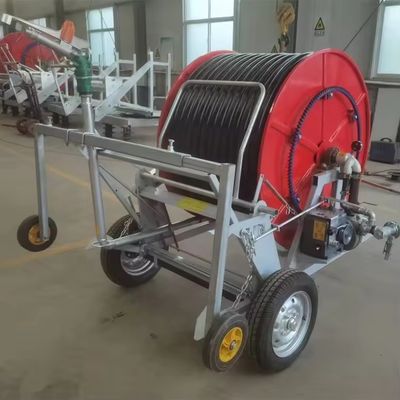 86 KG Máquina de irrigação móvel de mangueira de bobina de arremesso de pistola de sprinkler para sistema de irrigação
