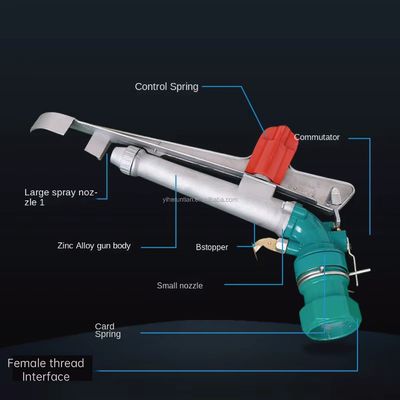 Lano Agricultura Metal Sprinkler Rain Gun Irrigação.