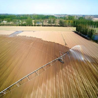 2200 KG Máquinas de reparação Large End Gun Agricultural Fixed Center Pivot Irrigation System para pastagens e terras agrícolas