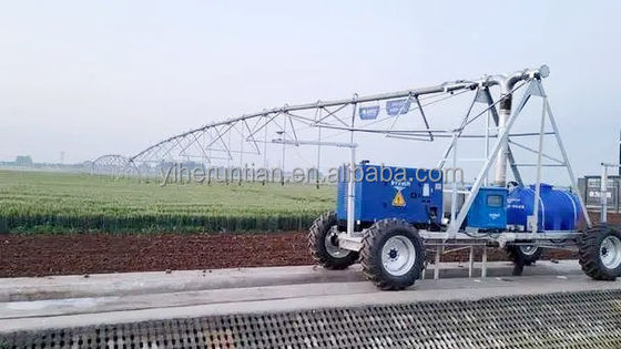 2024 Sistema de irrigação de jardim automático de movimento linear lateral com duas/quatro rodas e monitoramento remoto