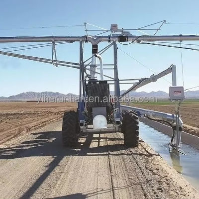 2024 Hot Seller Automática de irrigação de fazenda linear lateral para jardim duas e quatro rodas de poupança de água monitoramento remoto