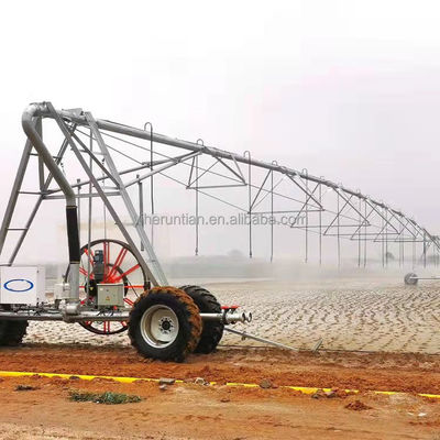 2024 Hot Seller Automática de irrigação de fazenda linear lateral para jardim duas e quatro rodas de poupança de água monitoramento remoto