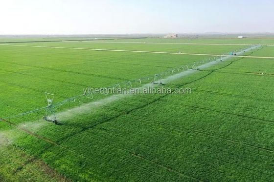 3800 KG Agricultura Automático lateral linear move Sistema de irrigação de jardim versão de duas/quatro rodas para beneficiar sua fazenda