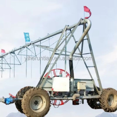 3800 KG Automático lateral Linear Move Sistema de irrigação do jardim A última atualização do jardim com duas ou quatro rodas