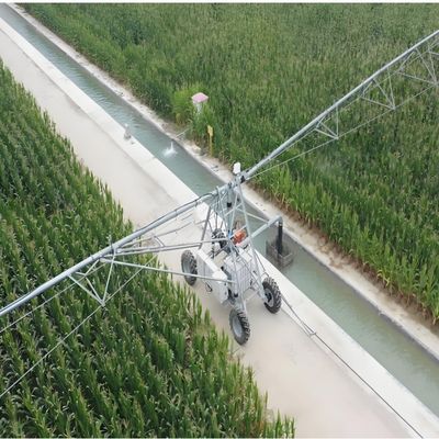 16.8 cm Diâmetro 3800 KG Capacidade 2025 Dual Wheel Two-Wheel Linear Move Sistema de irrigação agrícola Core com conectividade IoT