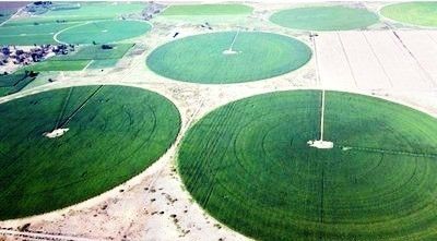 Agriculturas centrais pivô de ponta para irrigação avançada com monitoramento remoto