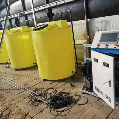 Máquina de integração de água e fertilizantes inteligente personalizada para sistema de irrigação por gotejamento de plástico na agricultura moderna