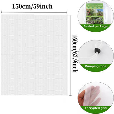 Saco de rede de malha de nylon de 6*9 polegadas para proteção de plantas e frutas do jardim Diga adeus aos pesticidas nocivos