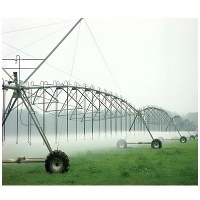 Sistema de irrigação lateral linear para planta de produção de trigo