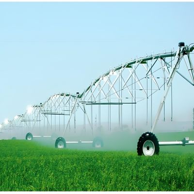 Sistema de irrigação lateral linear para planta de produção de trigo