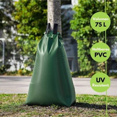 Saco dobrável de lonas de PVC de 20 galões para irrigação de irrigação de liberação lenta Durável e ecológico