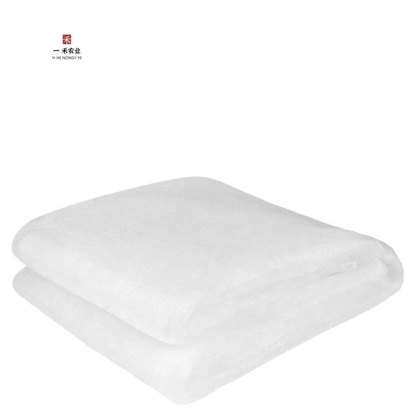 Tela de proteção contra insetos e insetos de tipo plástico HDPE com corda de tração para proteção de árvores frutíferas em branco