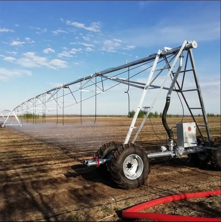 Large Farm Advanced Digital Metal Linear Move Irrigation System Componentes principais com motor e caixa de engrenagens 2354 polegadas de diâmetro