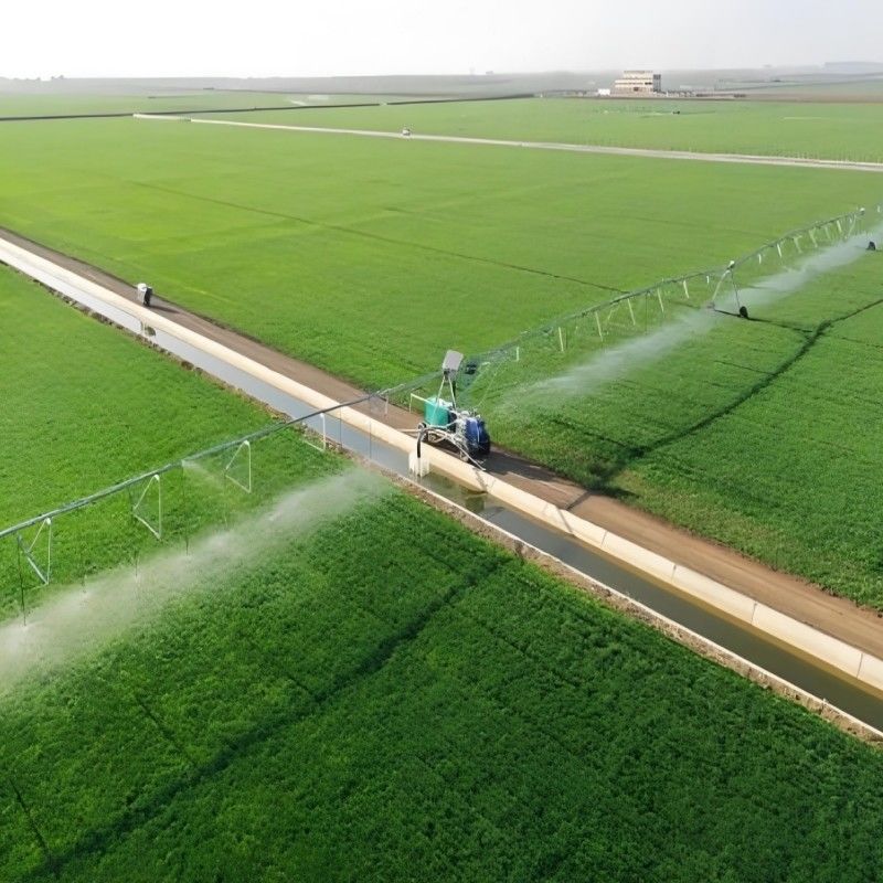 Agricultura Avançada Economia de Água Movimento Linear Centro Pivotal Sistema de Reboque Lateral para Irrigação Móvel