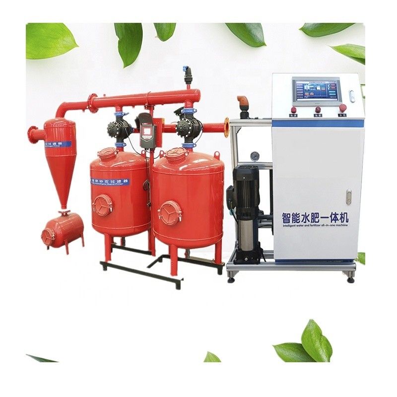 32 cm de diâmetro Máquinas agrícolas Sistema de irrigação inteligente com máquina automática de água e fertilizantes 80 kg