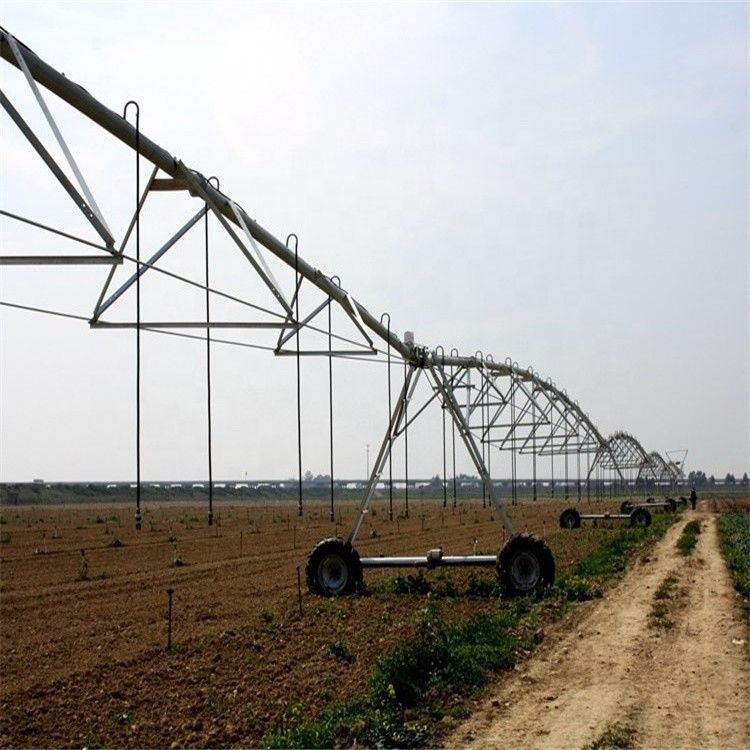 Sistema de irrigação por pivô em pequenas explorações agrícolas de 168 cm de diâmetro Irrigação por sprinkler autopropulsado para poupança de água e fertilizantes