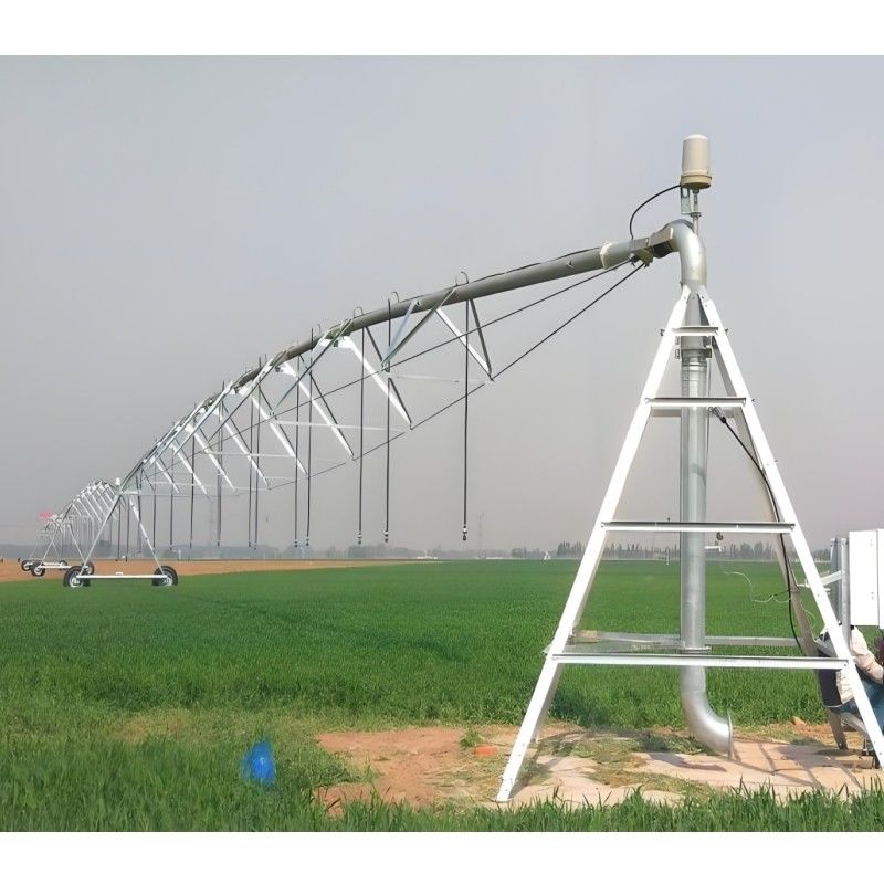 Motor e caixa de engrenagens do sistema de irrigação de grandes quintas em outros países