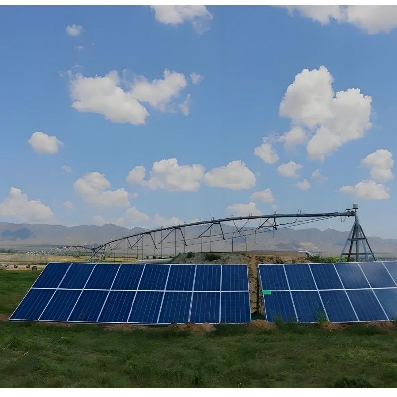 168 cm Diâmetro Pombo central movido a energia solar Centro de motor Sistema de irrigação pivot para agricultura Fazenda e fazenda de batatas