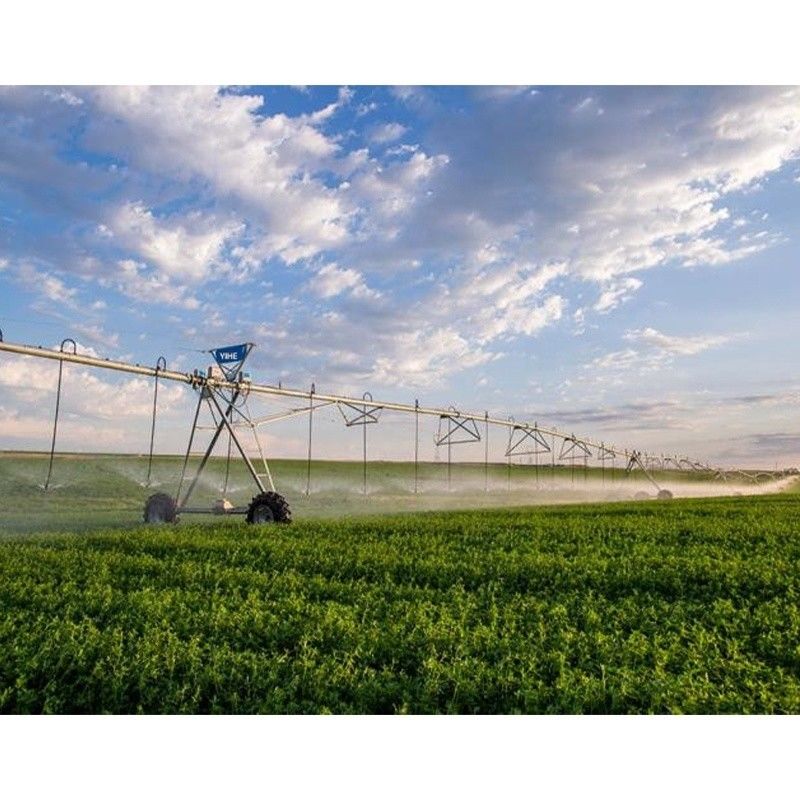 Sistema de irrigação central de movimento lateral fixo com capacidade de 2000 KG e arma Big End